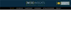Desktop Screenshot of mo-avocats.fr