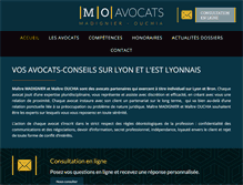 Tablet Screenshot of mo-avocats.fr